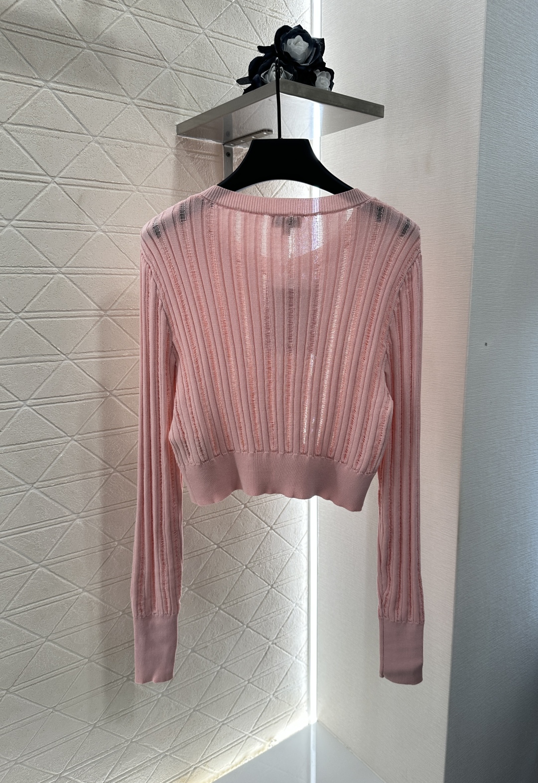 Chanel Knit Cardigan - Ribbed Texture, Rhinestone Buttons, Premium Yarn 3 cmp i1753281163978 1131 0 1