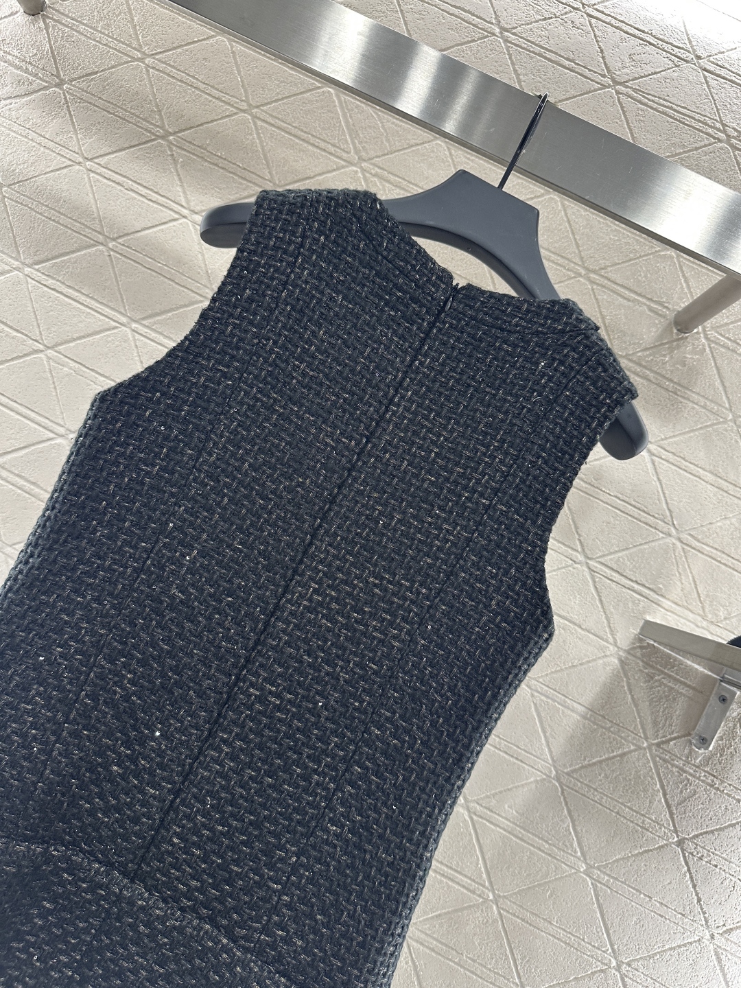 Chanel Wool Blend Sleeveless Dress - Elegant Pleated Knit Vest Dress 5 cmp i1753281165563 8745 0 7
