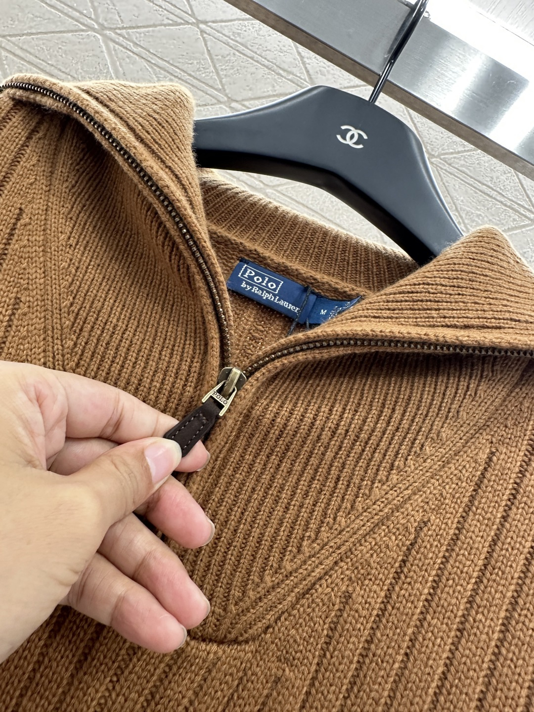 ♥RalP。h Lauren*♥2025新品上架
        拉链针织毛衣
定制YB羊绒羊毛纱线织造