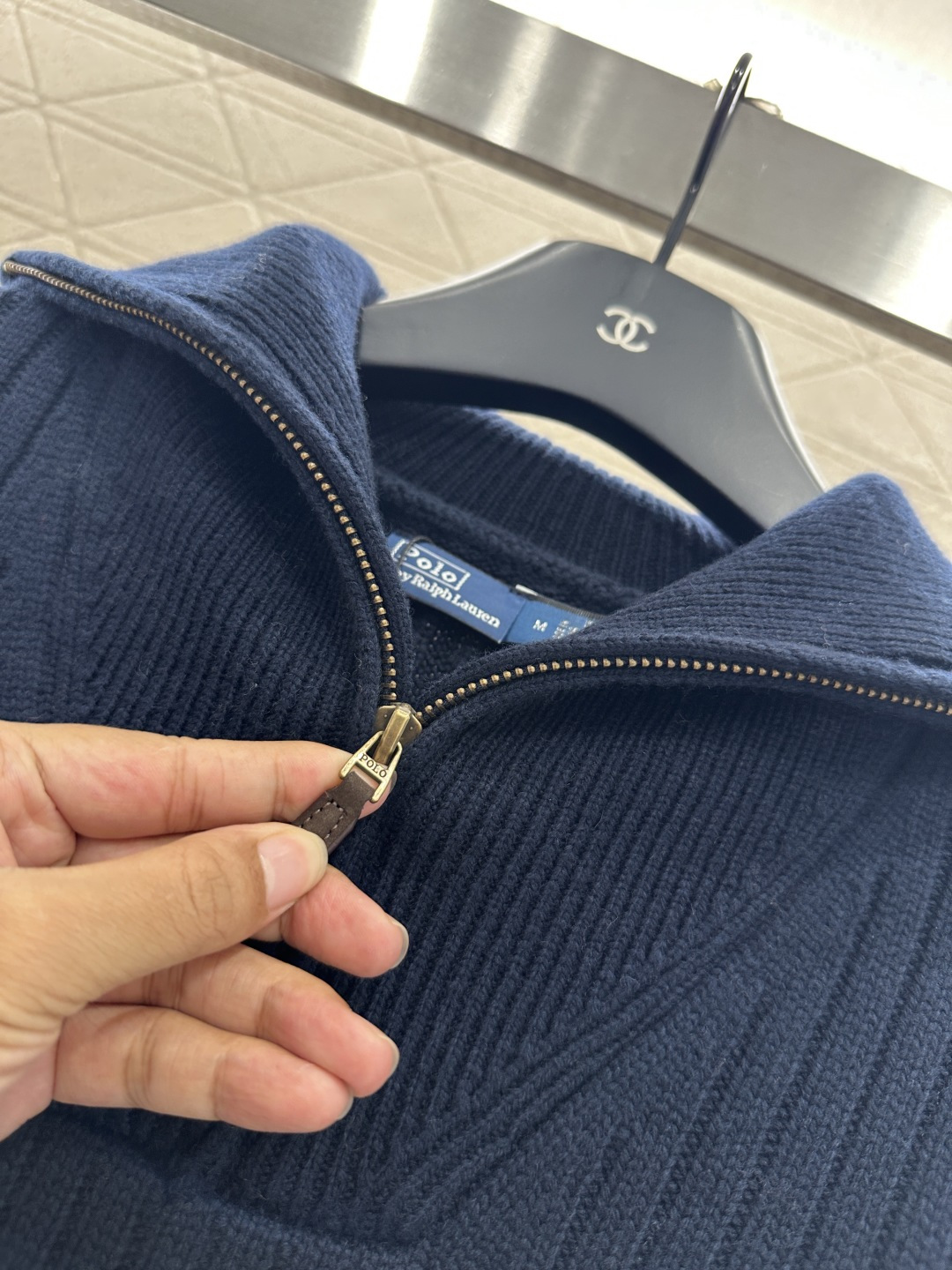 ♥RalP。h Lauren*♥2025新品上架
        拉链针织毛衣
定制YB羊绒羊毛纱线织造