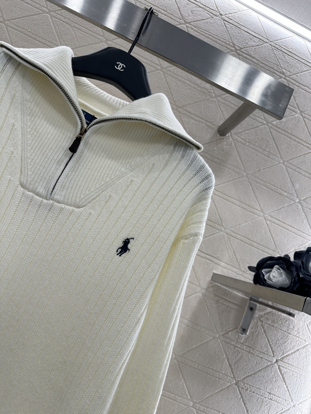 ♥RalP。h Lauren*♥2025新品上架
        拉链针织毛衣
定制YB羊绒羊毛纱线织造