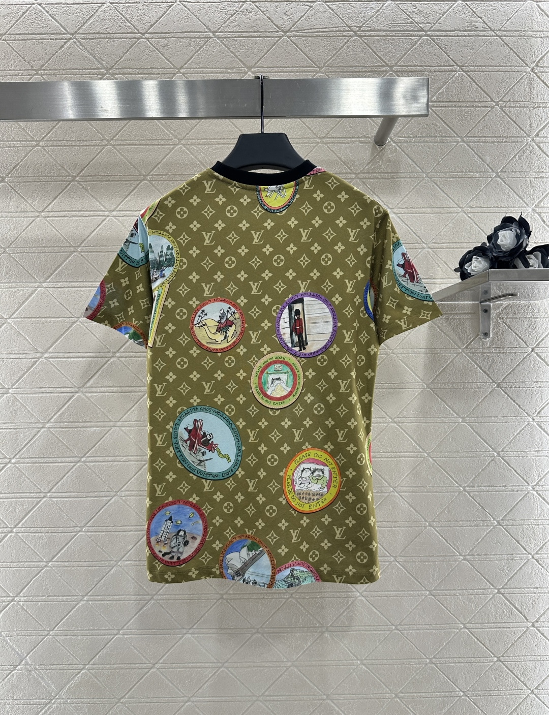 ♥Louis Vuitto*♥2025新品上架
        徽章印花𝑇𝑒𝑒
定制YB丝光全棉材质 质