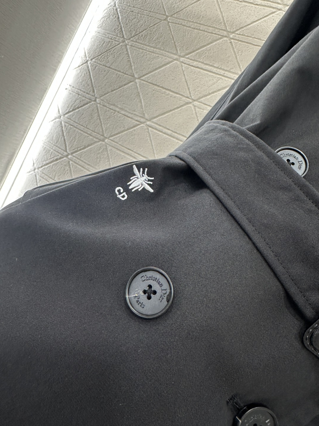 ♥Dio*♥2025新品上架 翻领腰带风衣外套定制YB进口风衣材质 工艺处理 挺括有型 质感高级 翻领中