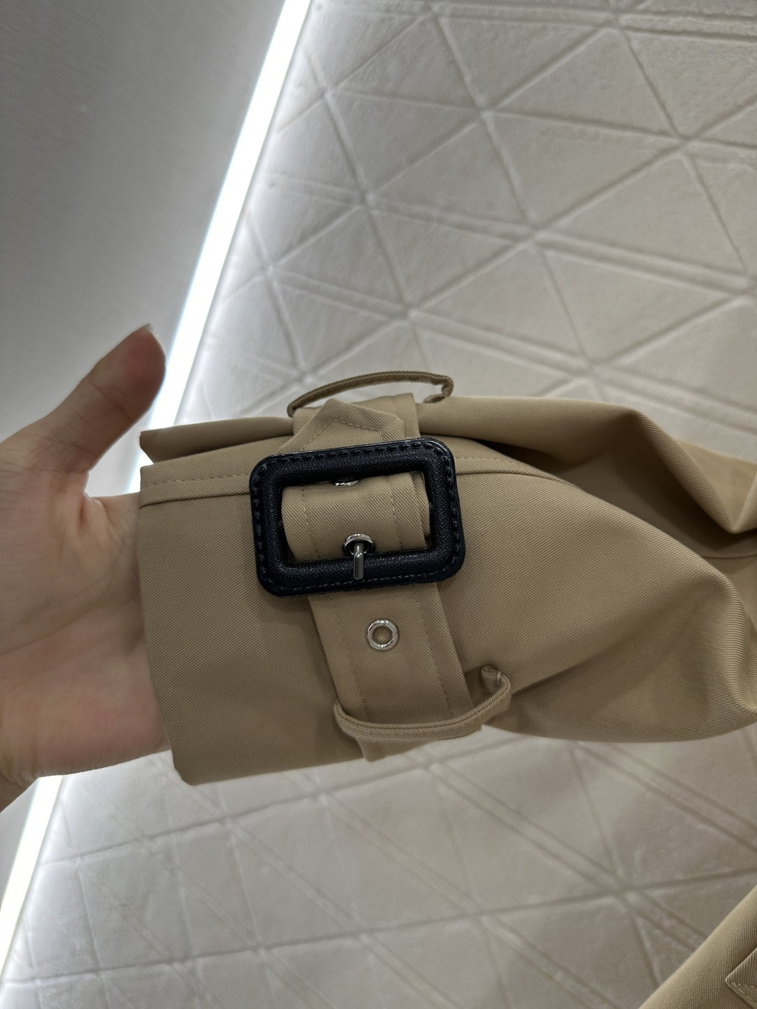 ♥Dio*♥2025新品上架 翻领腰带风衣外套定制YB进口风衣材质 工艺处理 挺括有型 质感高级 翻领中