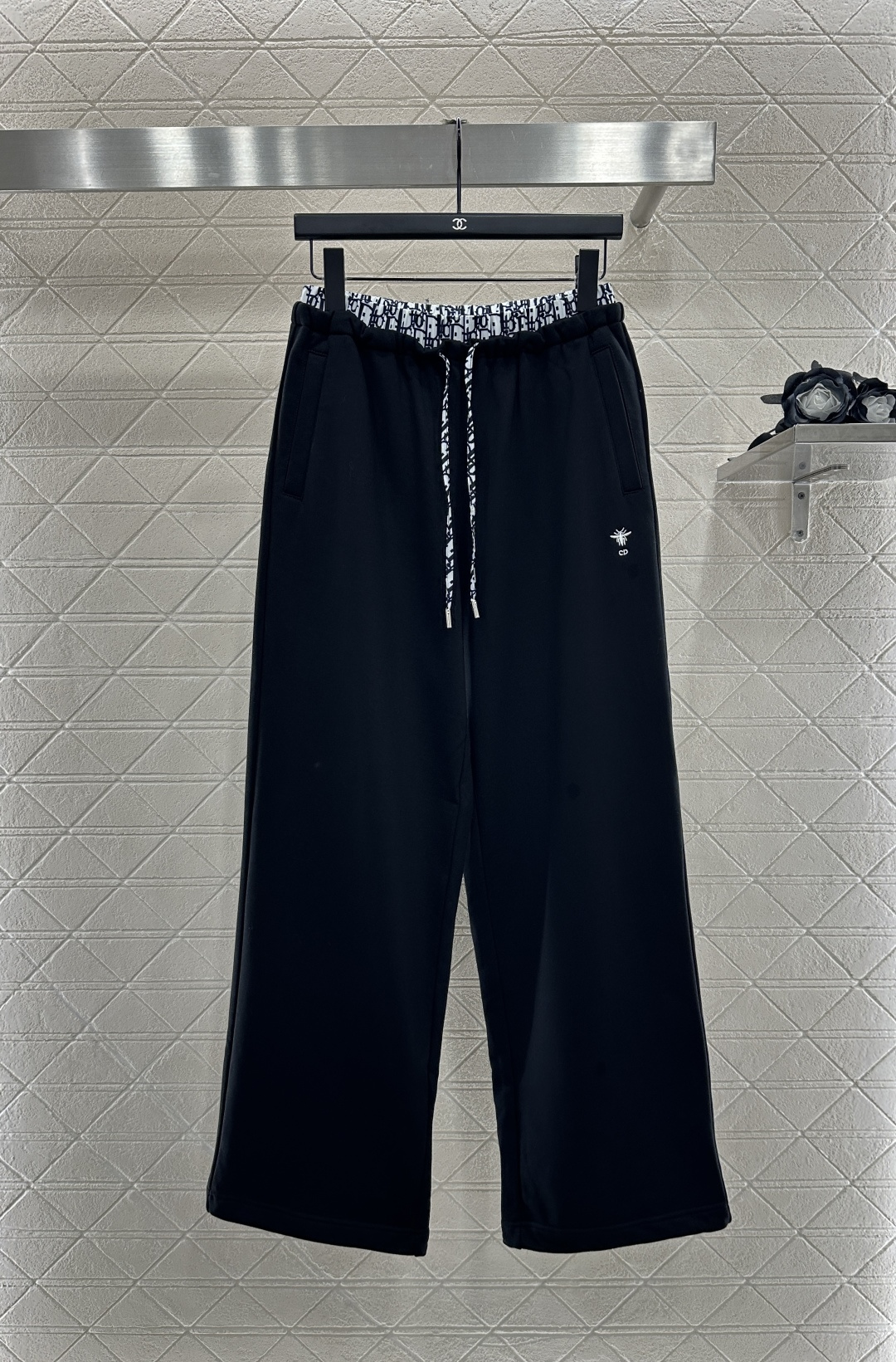 ♥Dio*♥2025新品上架 老花撞色外套长裤套装定制YB斜纹全棉材质 舒适透气 挺括有型 连帽拉链外套