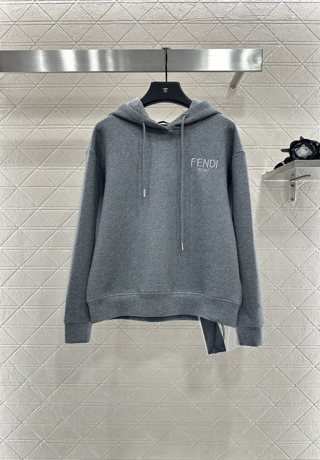 ♥Fend*♥2025新品上架 连帽卫衣蕾丝半裙套装定制YB斜纹全棉材质 秋冬保暖套装 舒适好穿 挺括有