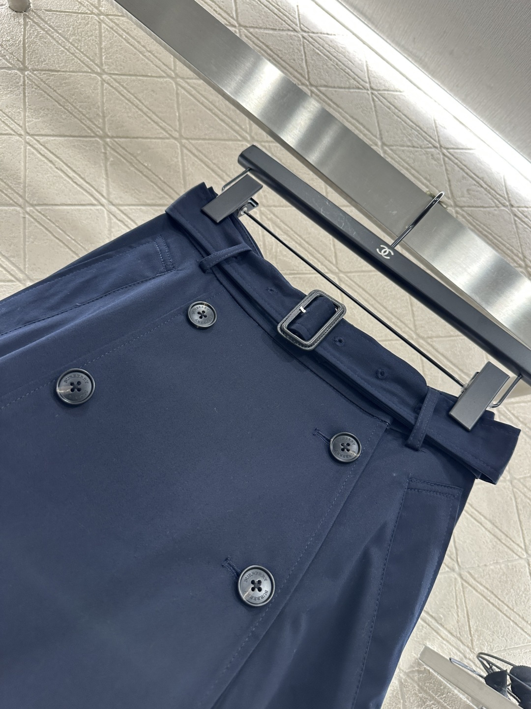 ♥Dio*♥2025新品上架 穿孔腰带高腰伞裙定制YB斜纹全棉材质 质感高级 光泽垂顺 高腰伞裙版型 腰