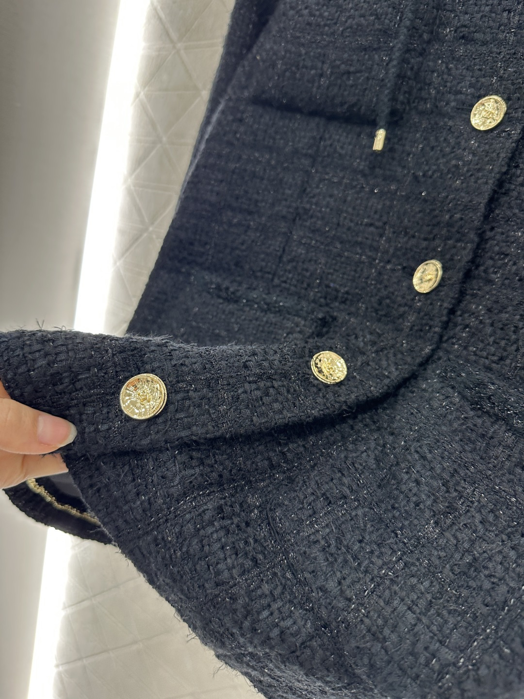 ♥Chane*♥2025新品上架 可拆卸连帽粗纺外套定制YB进口羊毛呢粗纺材质 肌理明显 质感上乘 打造