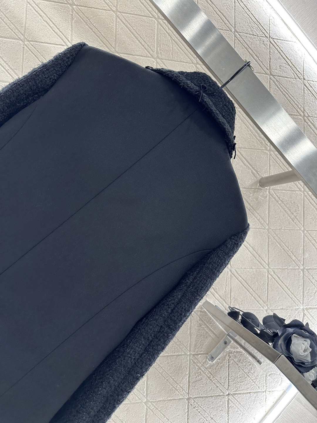 ♥Chane*♥2025新品上架 翻领蝴蝶结编织洋装定制YB进口粗纺羊毛呢材质 质感高级 品相十足 枪驳