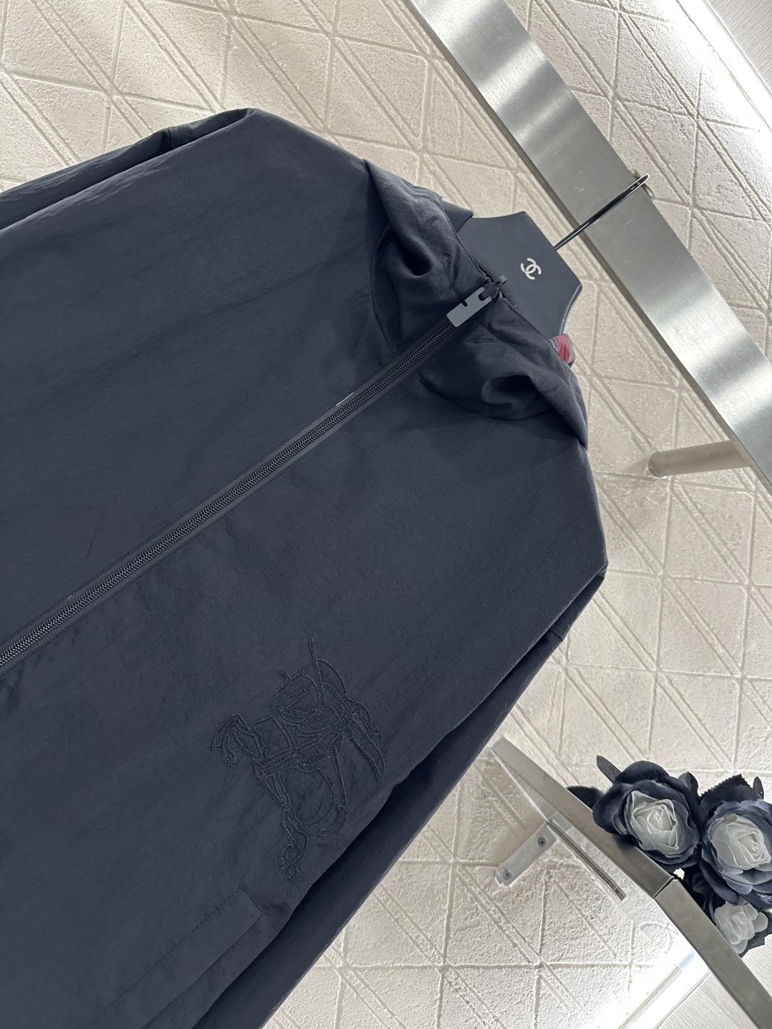 ♥Burberr*♥ 2025新品上架 两面穿连帽格纹外套定制YB进口冲锋尼龙材质 质感挺括有型 亲肤防