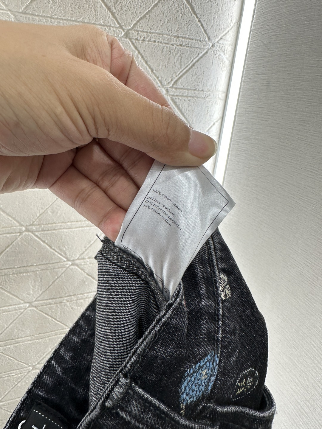 ♥Chane*♥2025新品上架 阔腿激光牛仔长裤定制YB斜纹棉牛仔材质 多重水洗 呈现出挺括质感 直筒