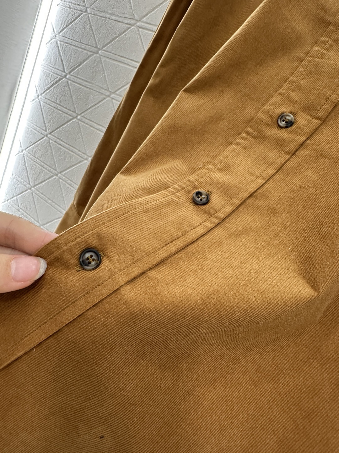 ♥Celin*♥2025新品上架 翻领口袋衬衫外套定制YB灯芯绒全棉材质 质感细腻 纹理清晰 复古棕色适