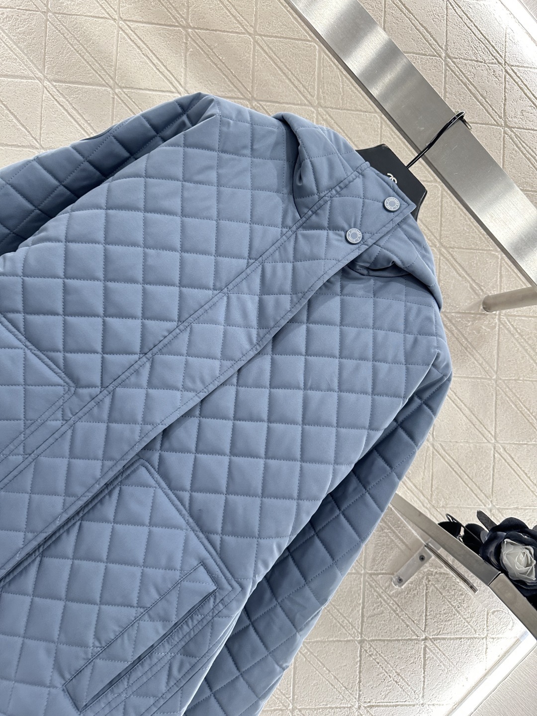 ♥Herme*♥2025新品上架 隐藏连帽两面穿棉服外套定制YB防风防水尼龙材质 羽绒棉填充内里 整件轻