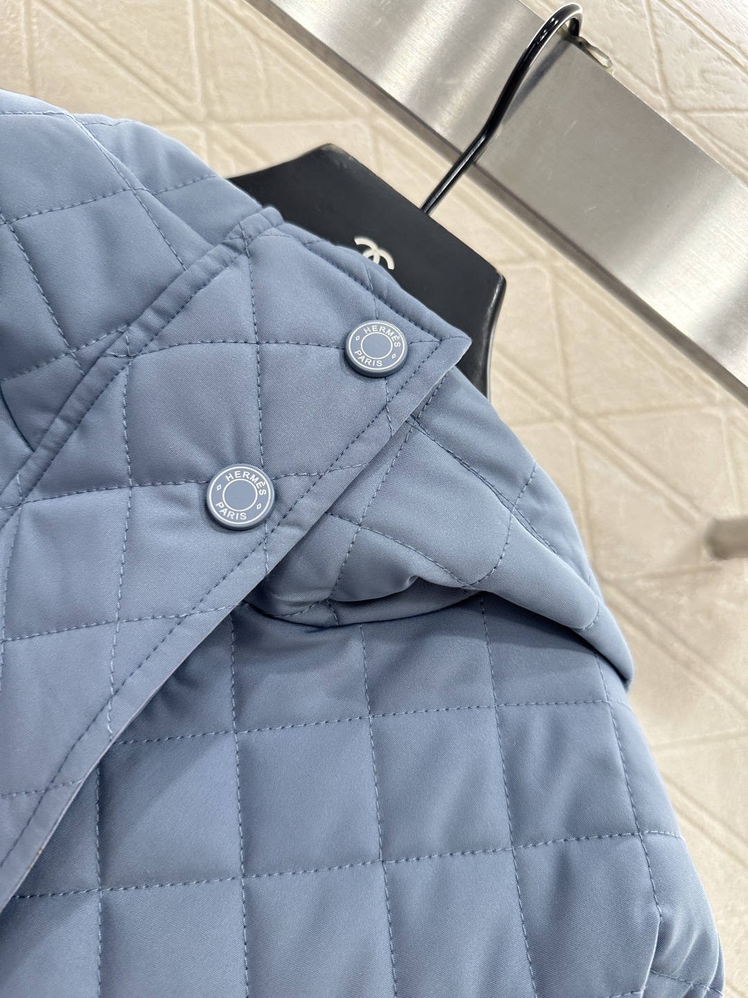 ♥Herme*♥2025新品上架 隐藏连帽两面穿棉服外套定制YB防风防水尼龙材质 羽绒棉填充内里 整件轻