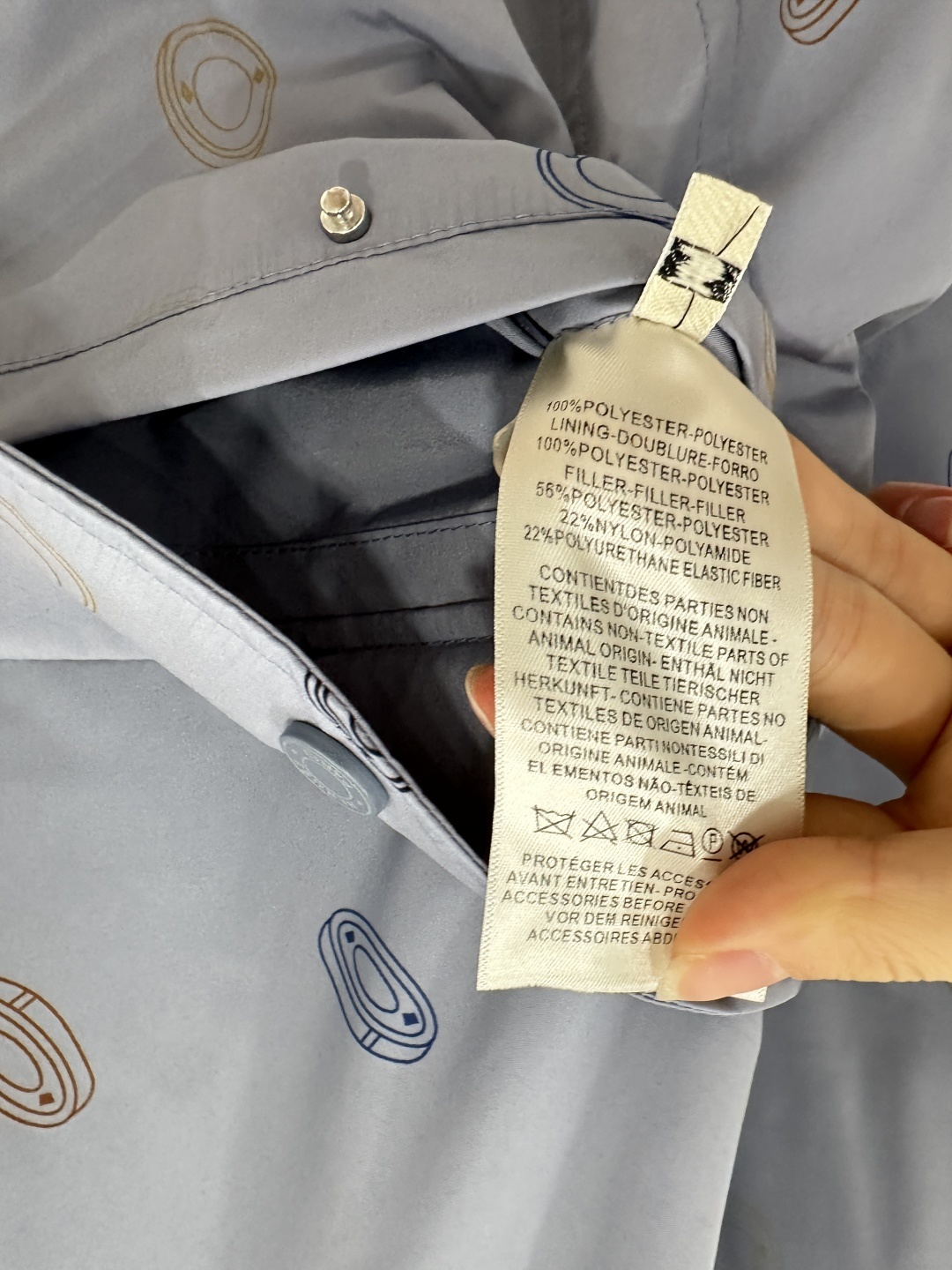 ♥Herme*♥2025新品上架 隐藏连帽两面穿棉服外套定制YB防风防水尼龙材质 羽绒棉填充内里 整件轻