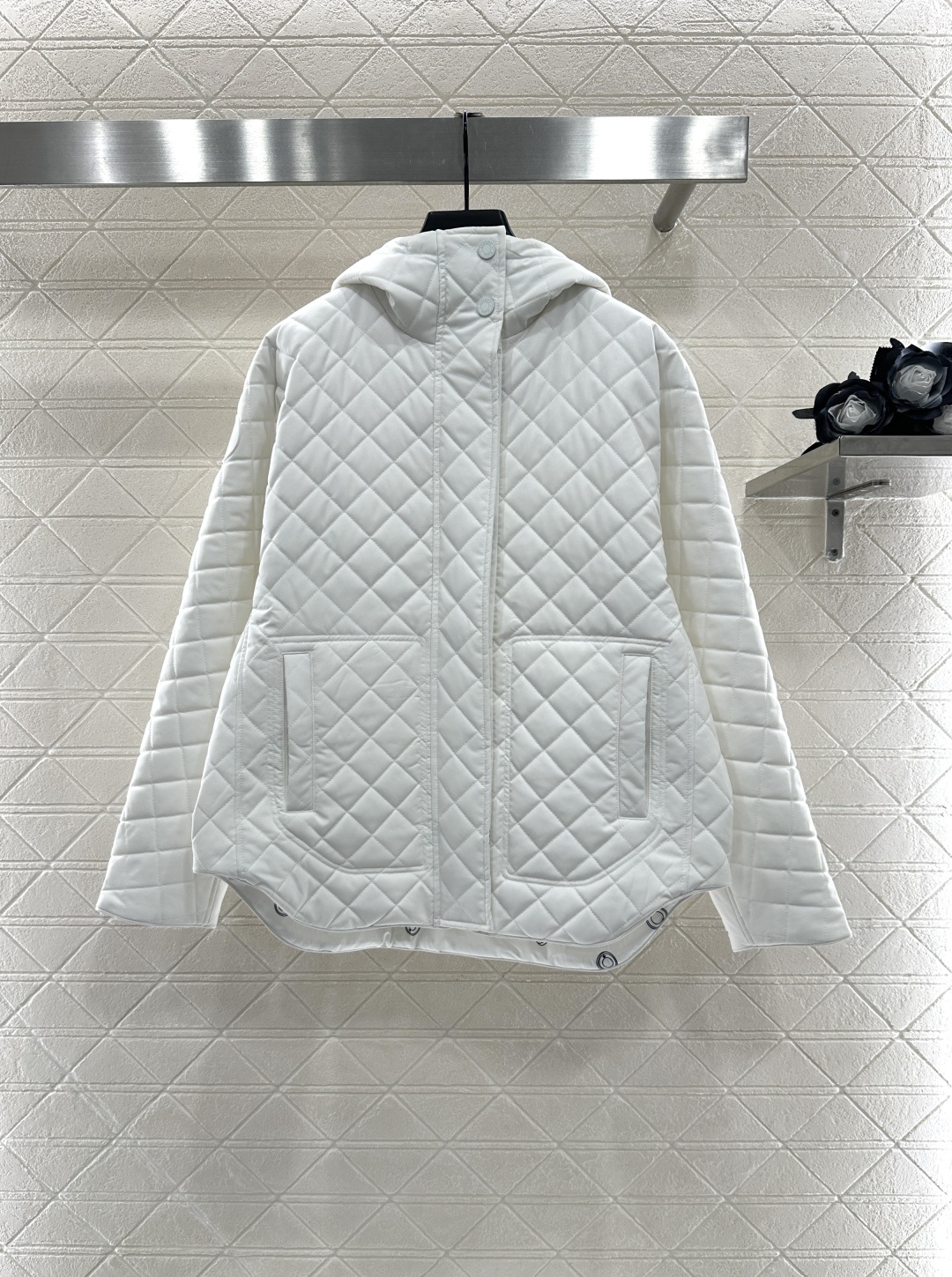 ♥Herme*♥2025新品上架 隐藏连帽两面穿棉服外套定制YB防风防水尼龙材质 羽绒棉填充内里 整件轻