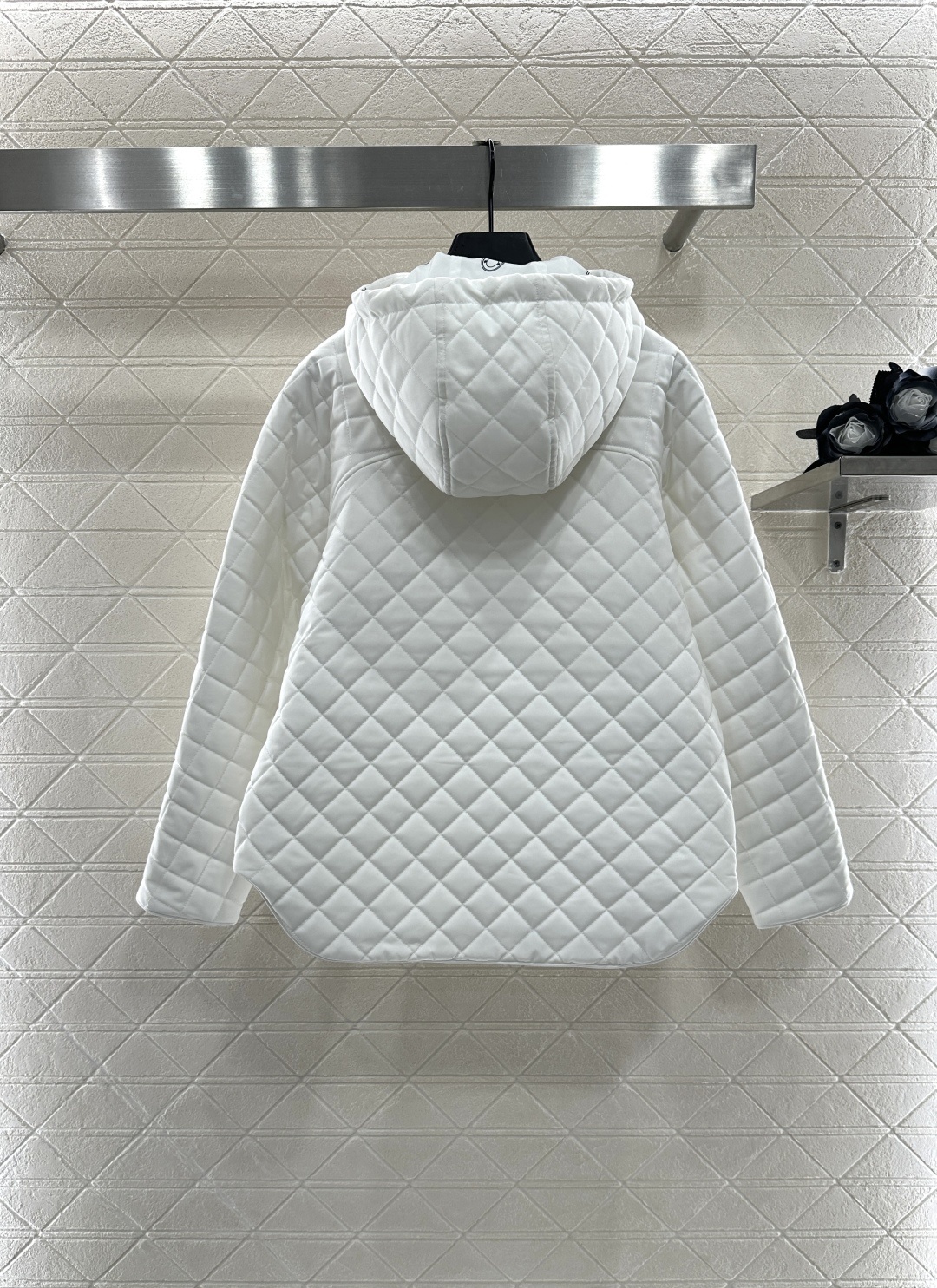♥Herme*♥2025新品上架 隐藏连帽两面穿棉服外套定制YB防风防水尼龙材质 羽绒棉填充内里 整件轻