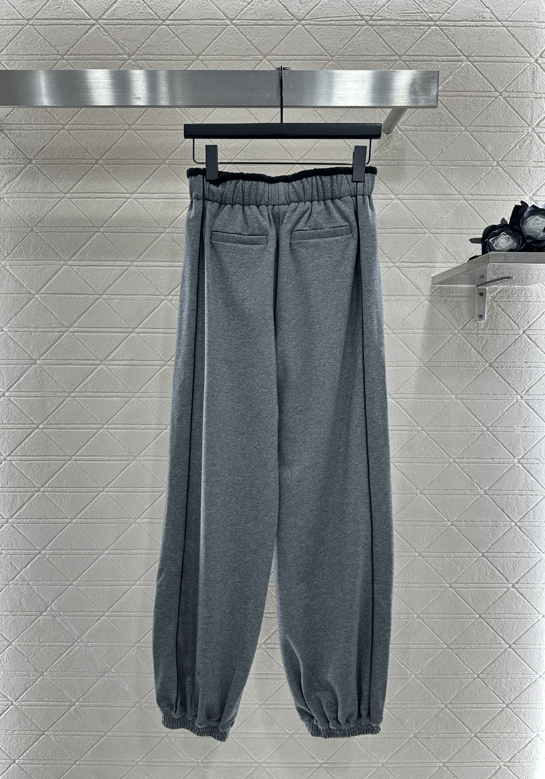 ♥Prad*♥2025新品上架 连帽休闲外套长裤套装定制YB进口材质 质感光泽 品相高级 常规连帽外套 