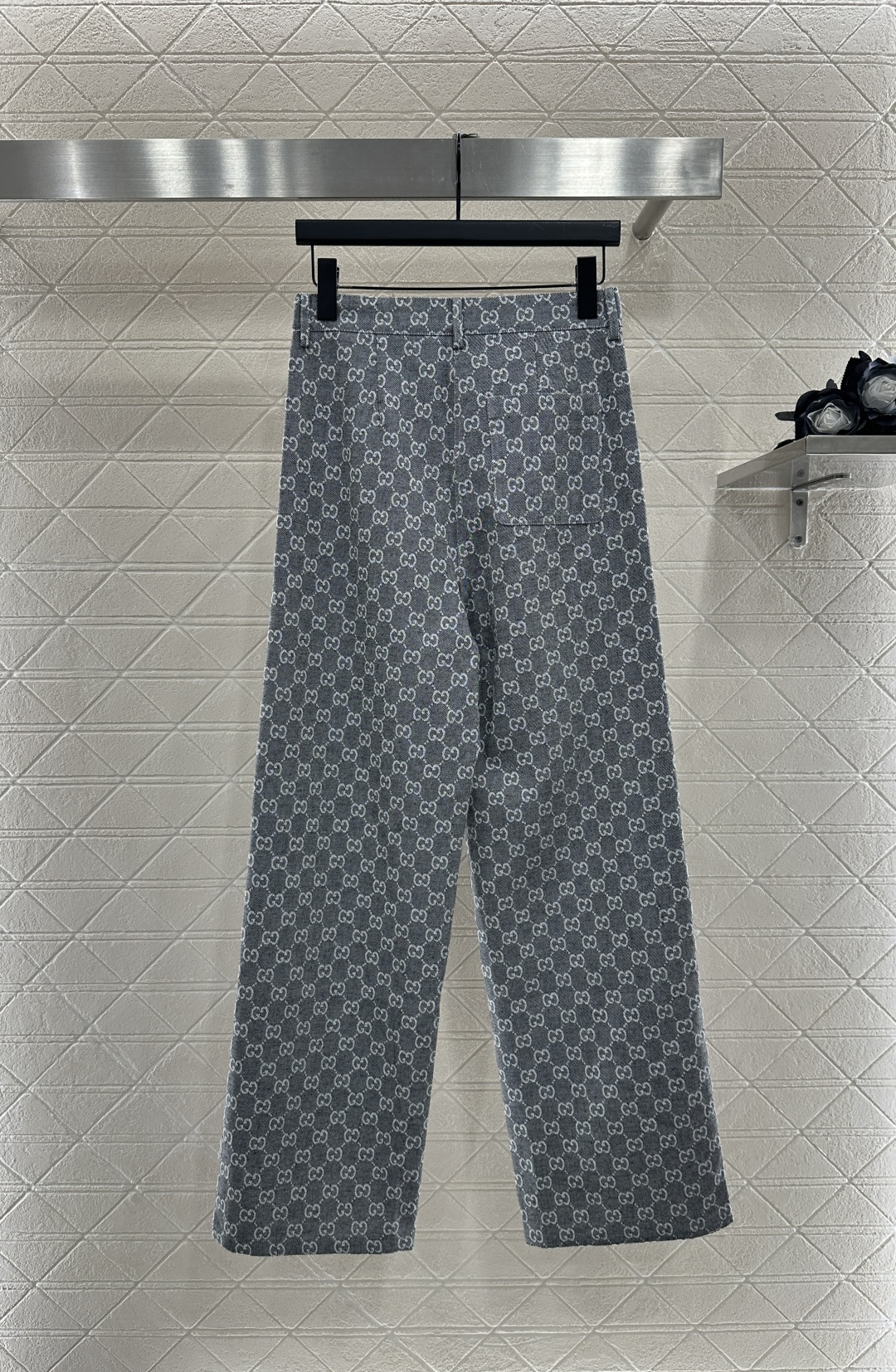 ♥Gucc*♥2025新品上架 提花牛仔衬衣长裤套装定制YB进口提花材质 质感高级 穿搭舒适 翻领衬衫直