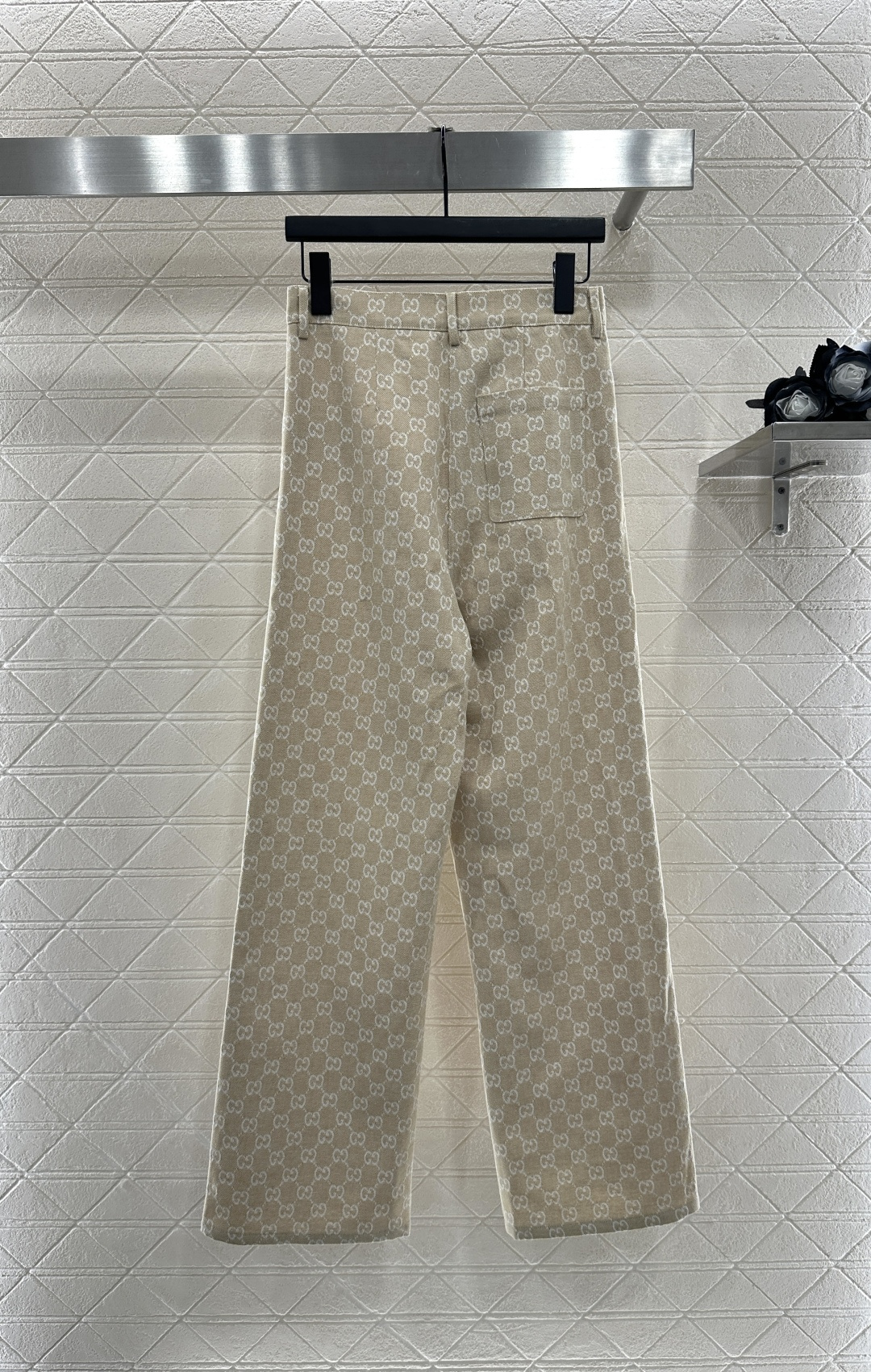 ♥Gucc*♥2025新品上架 提花牛仔衬衣长裤套装定制YB进口提花材质 质感高级 穿搭舒适 翻领衬衫直