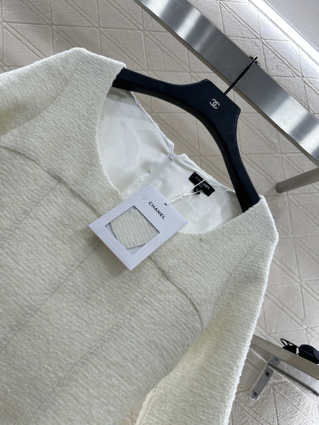 ♥Chane*♥2025新品上架 中袖圆领洋装连衣裙定制YB进口羊毛呢材质 质感高级 穿搭洋气 洋装名媛