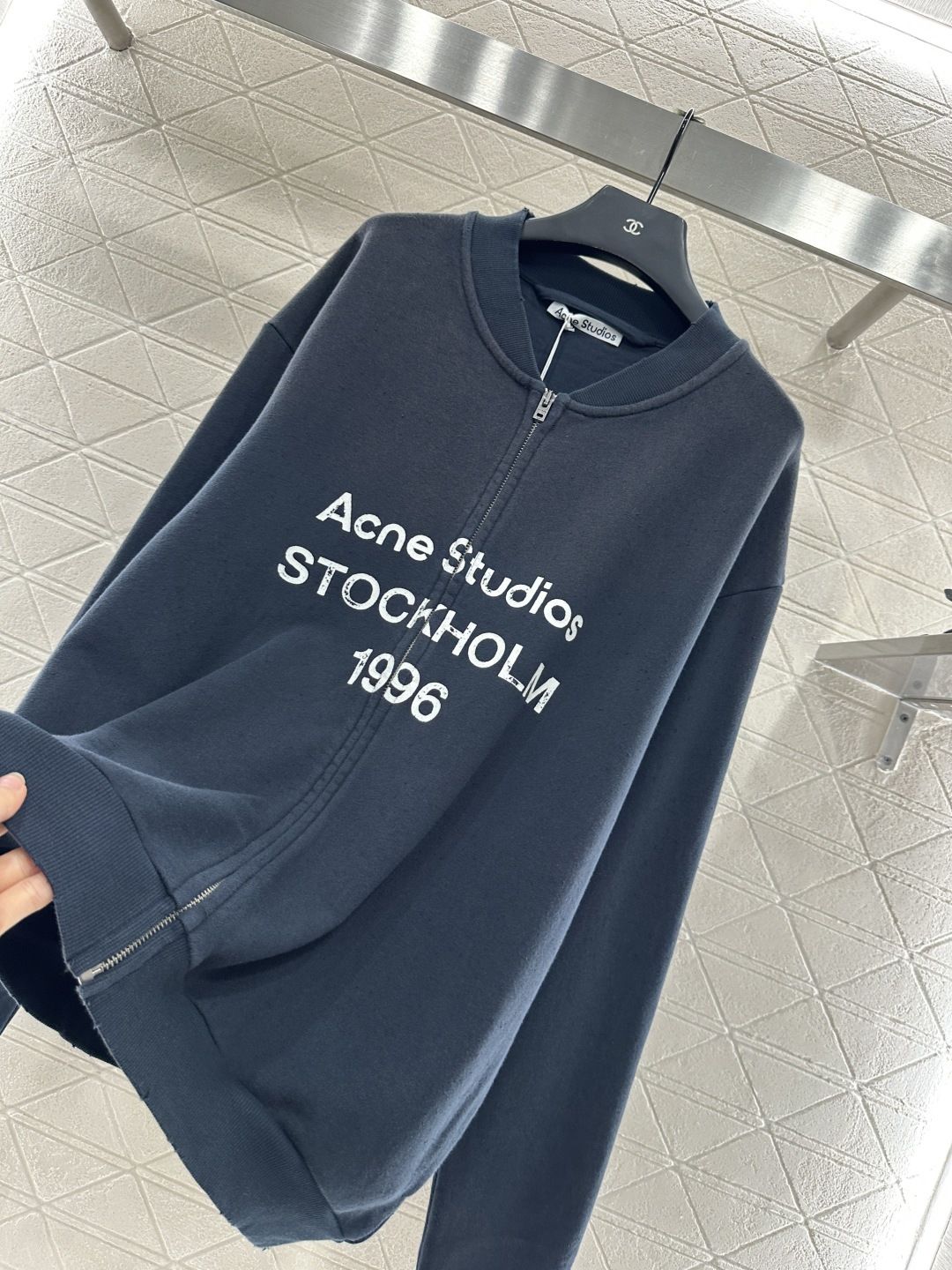 ♥Acne studio*♥2025新品上架 炒色休闲拉链外套定制YB原生全棉织造 质感高级 品相十足 