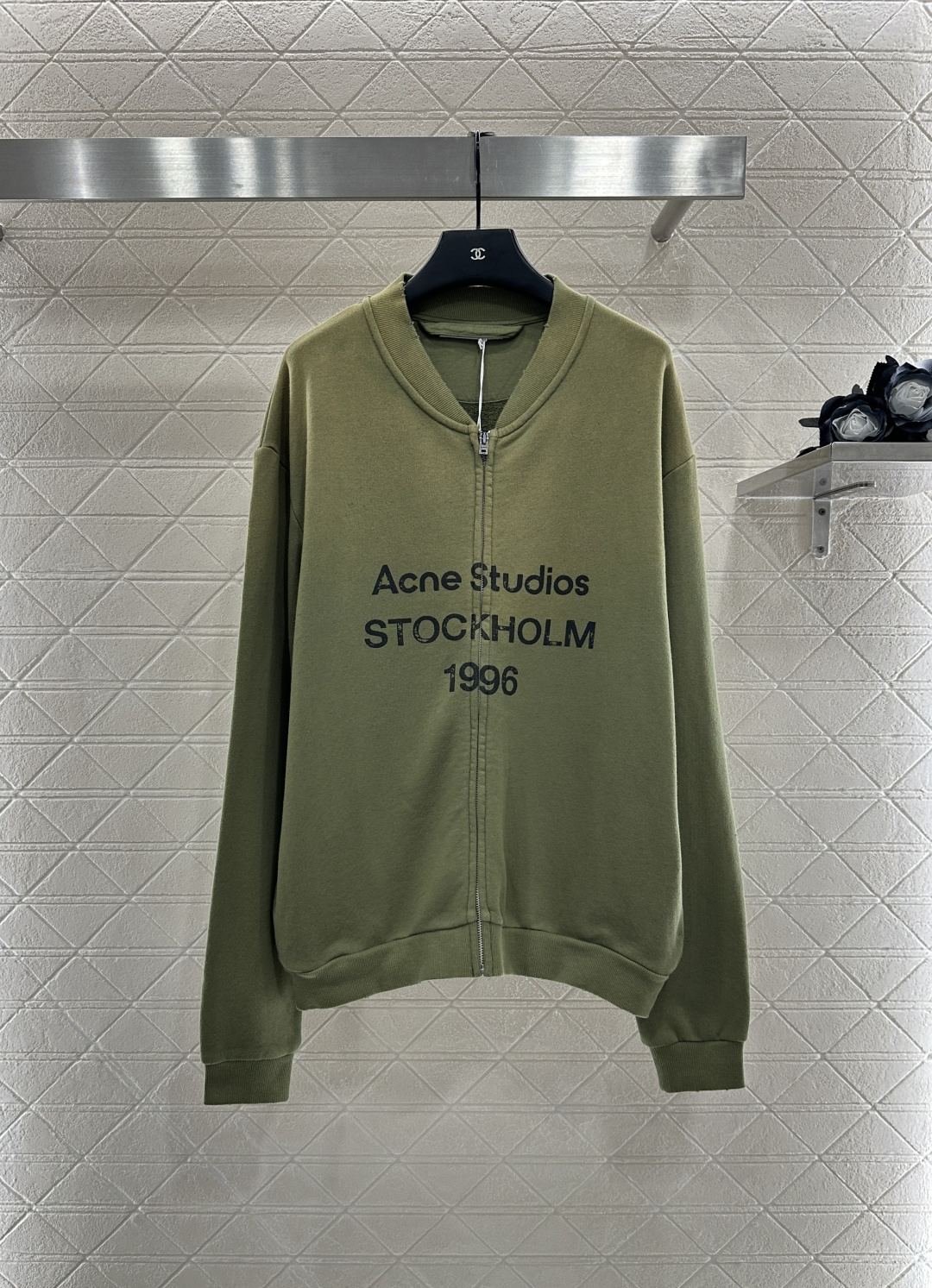 ♥Acne studio*♥2025新品上架 炒色休闲拉链外套定制YB原生全棉织造 质感高级 品相十足 