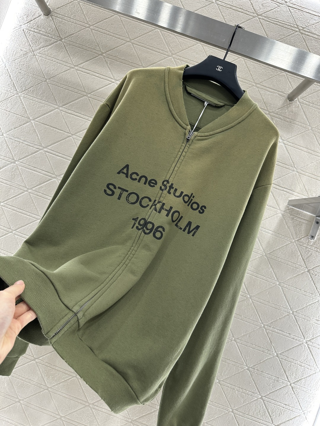 ♥Acne studio*♥2025新品上架 炒色休闲拉链外套定制YB原生全棉织造 质感高级 品相十足 