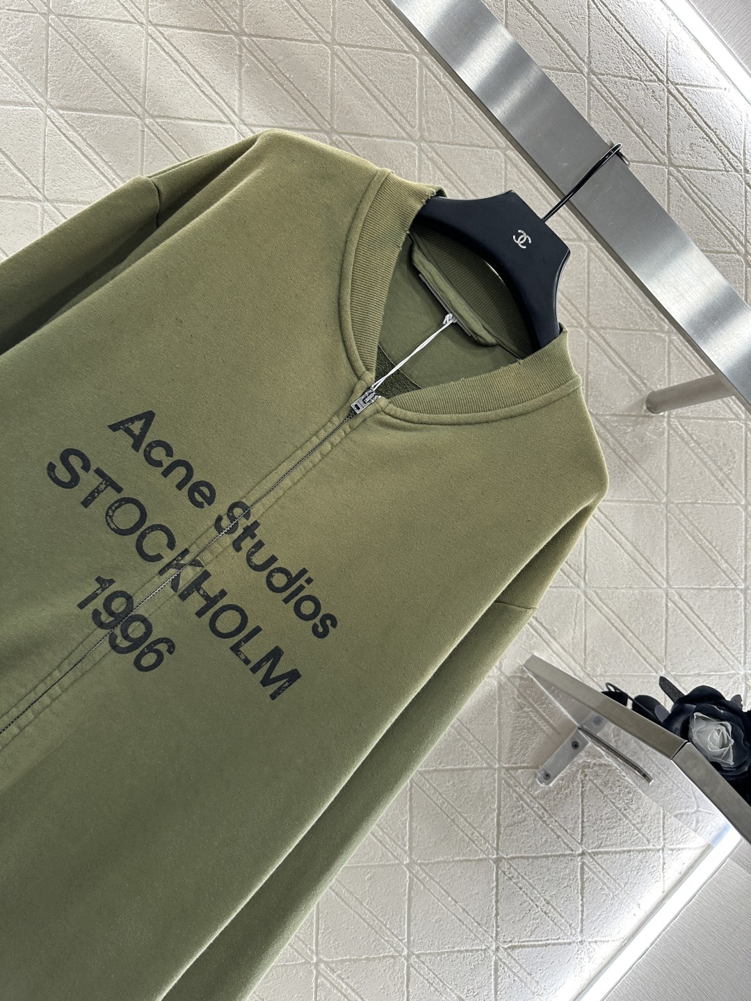 ♥Acne studio*♥2025新品上架 炒色休闲拉链外套定制YB原生全棉织造 质感高级 品相十足 