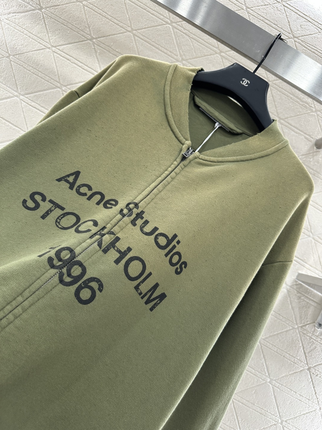 ♥Acne studio*♥2025新品上架 炒色休闲拉链外套定制YB原生全棉织造 质感高级 品相十足 