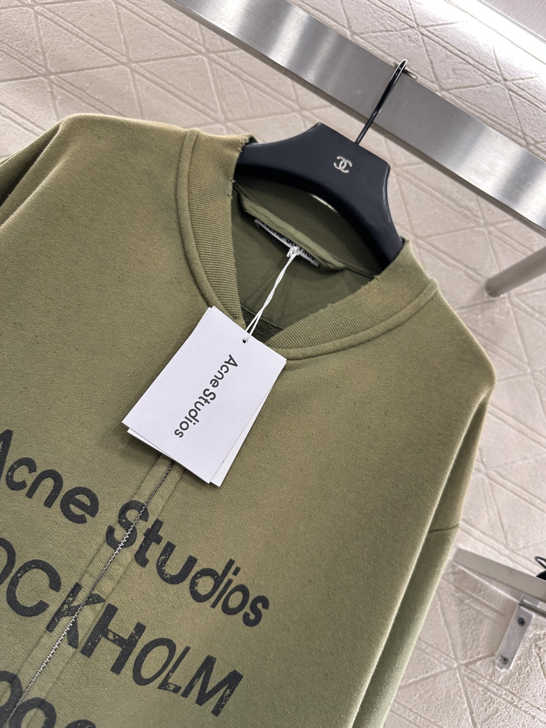 ♥Acne studio*♥2025新品上架 炒色休闲拉链外套定制YB原生全棉织造 质感高级 品相十足 