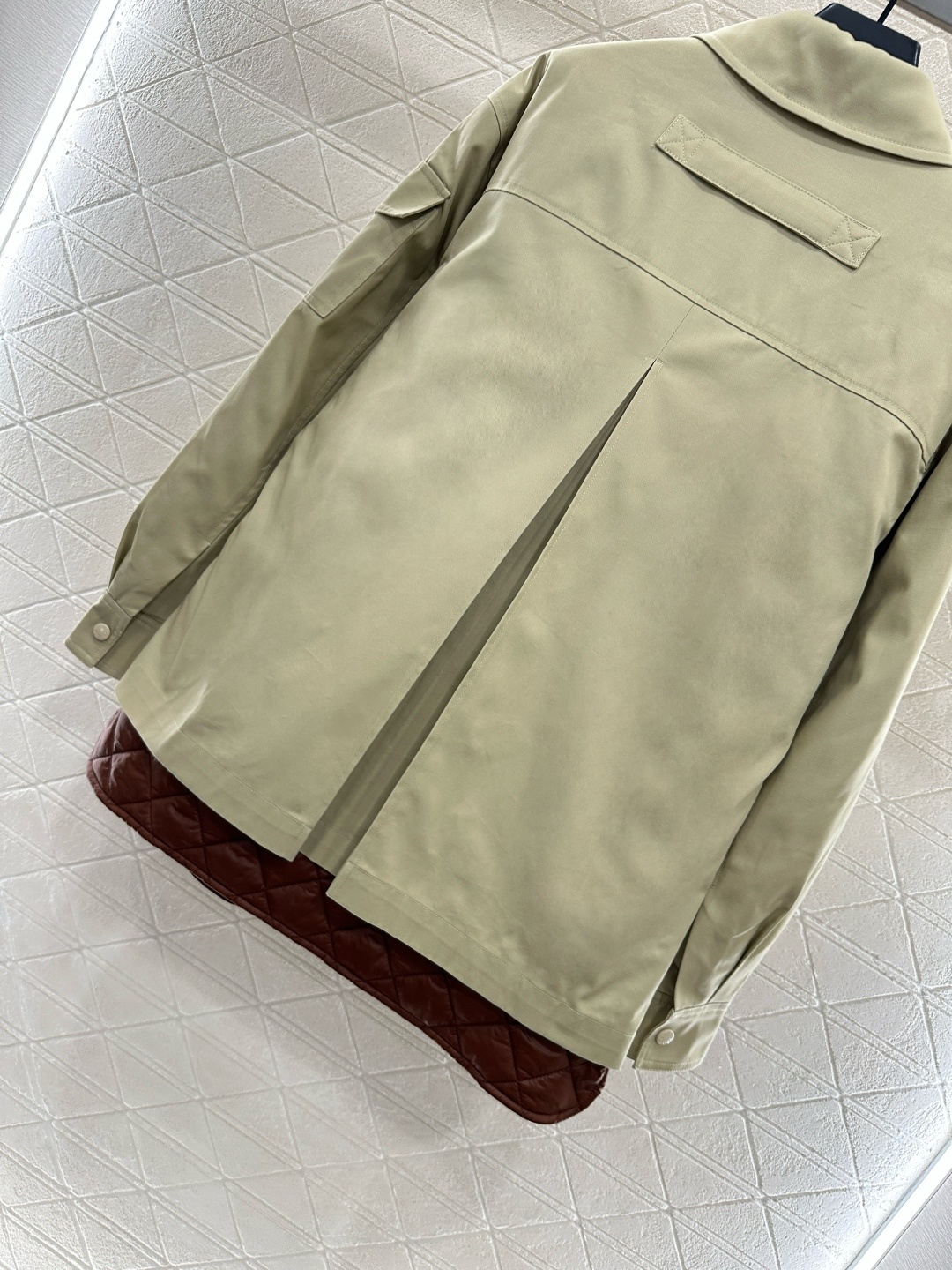 ♥Moncle*♥2025新品上架 翻领风衣棉服双层外套定制YB斜纹全棉材质 品相还原 质感高级 外层拉