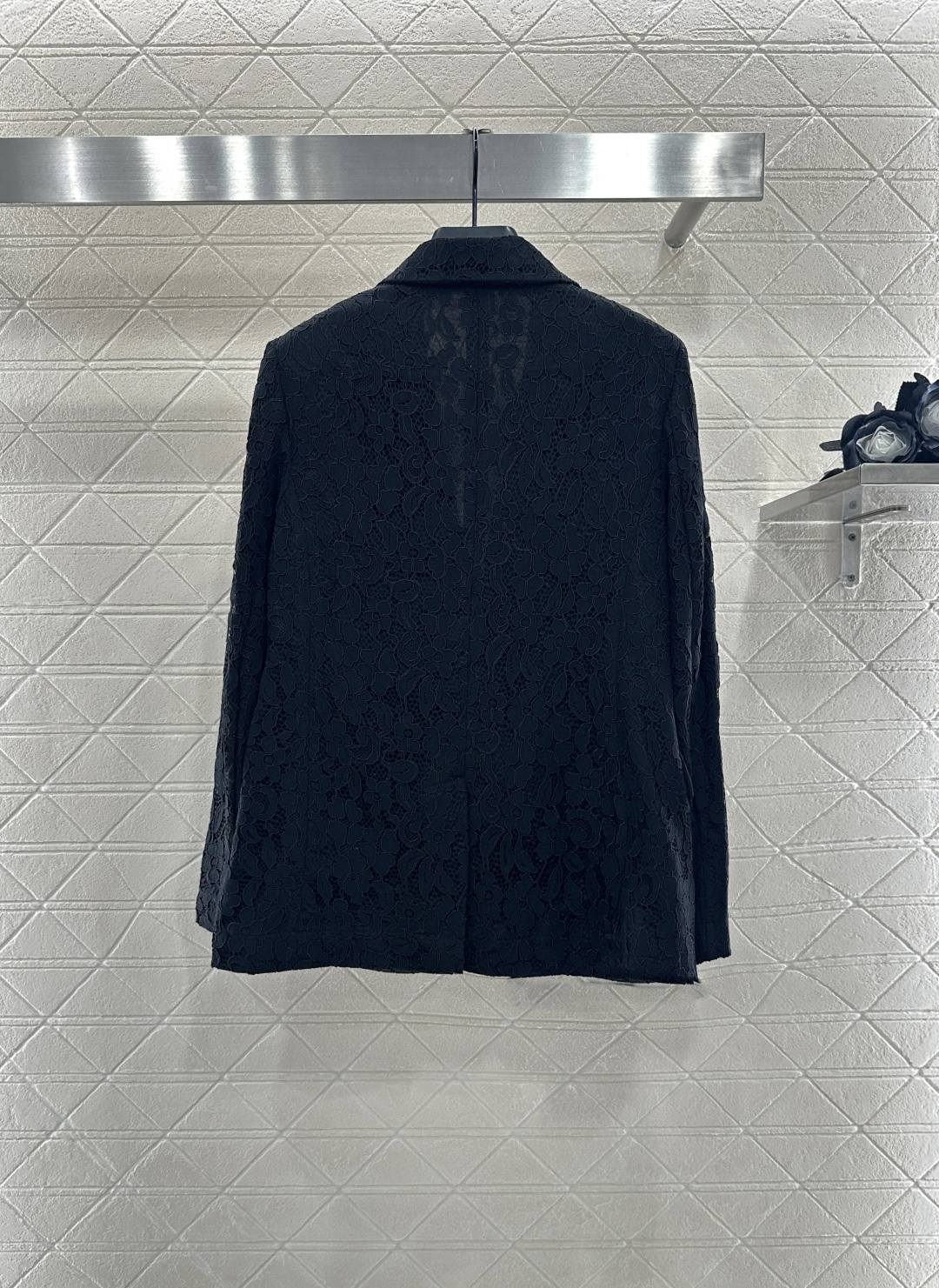 ♥Dio*♥2025新品上架 绣花翻领西装外套定制YB进口绣花材质 质感光泽 垂感更强 品相高级 翻领正