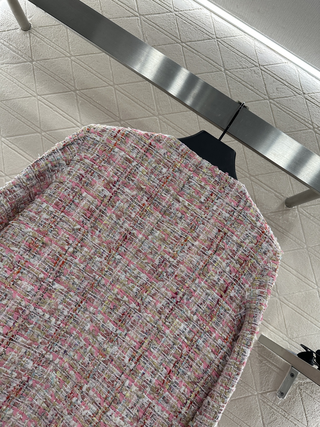 ♥Chane*♥2025新品上架 粗纺圆领洋装外套定制YB进口粗纺羊毛呢材质 肌理明显 毛料肉眼可见 质