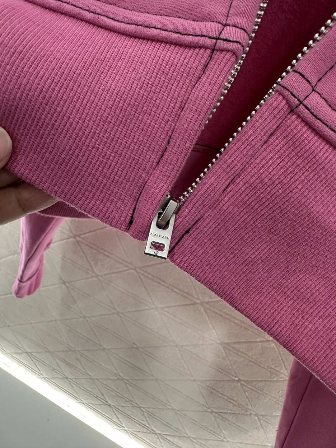 ♥Acne studio*♥2025新品上架 加绒连帽拉链廓形外套定制YB斜纹全棉材质 质感光泽 品相高