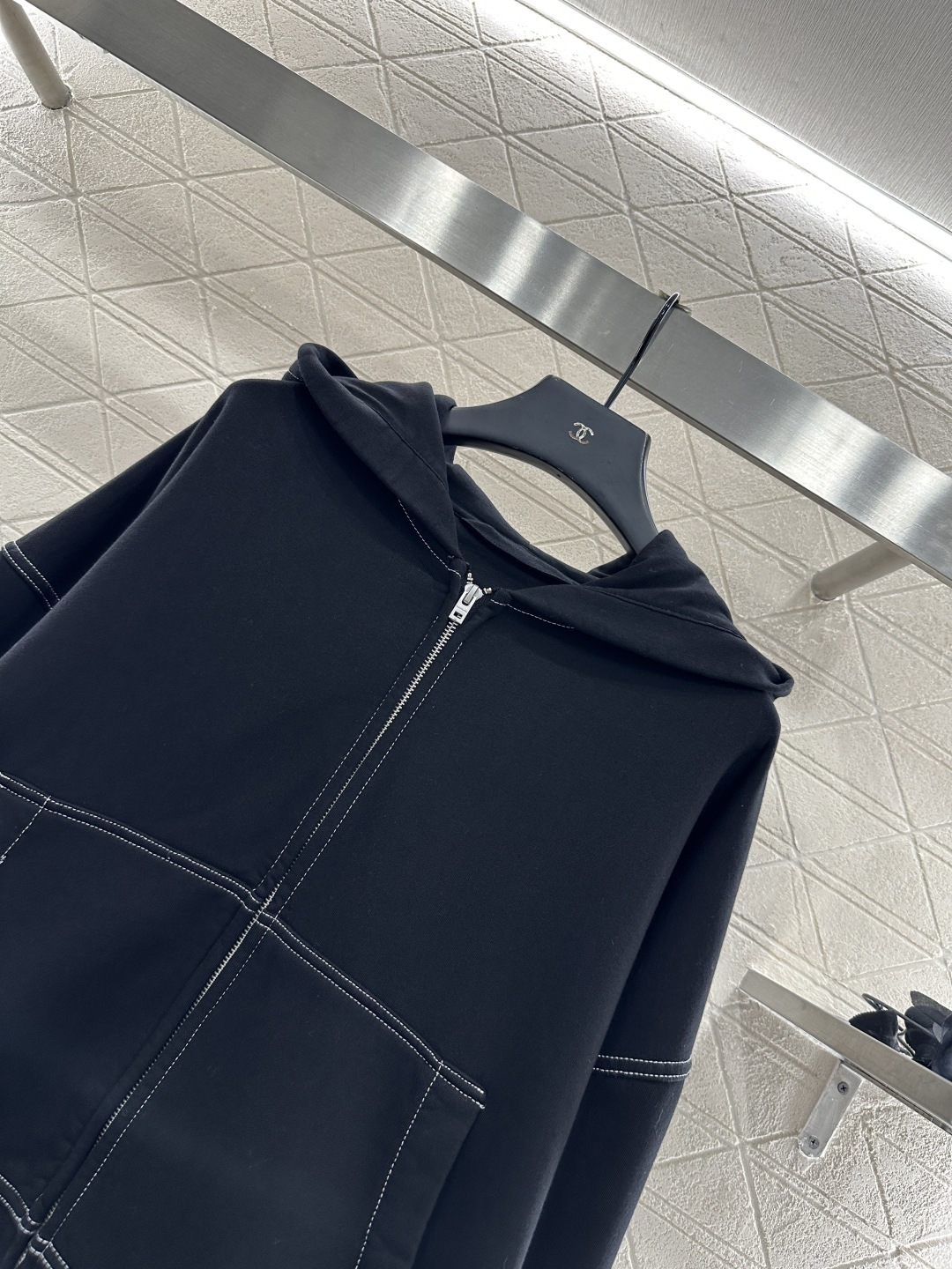 ♥Acne studio*♥2025新品上架 加绒连帽拉链廓形外套定制YB斜纹全棉材质 质感光泽 品相高