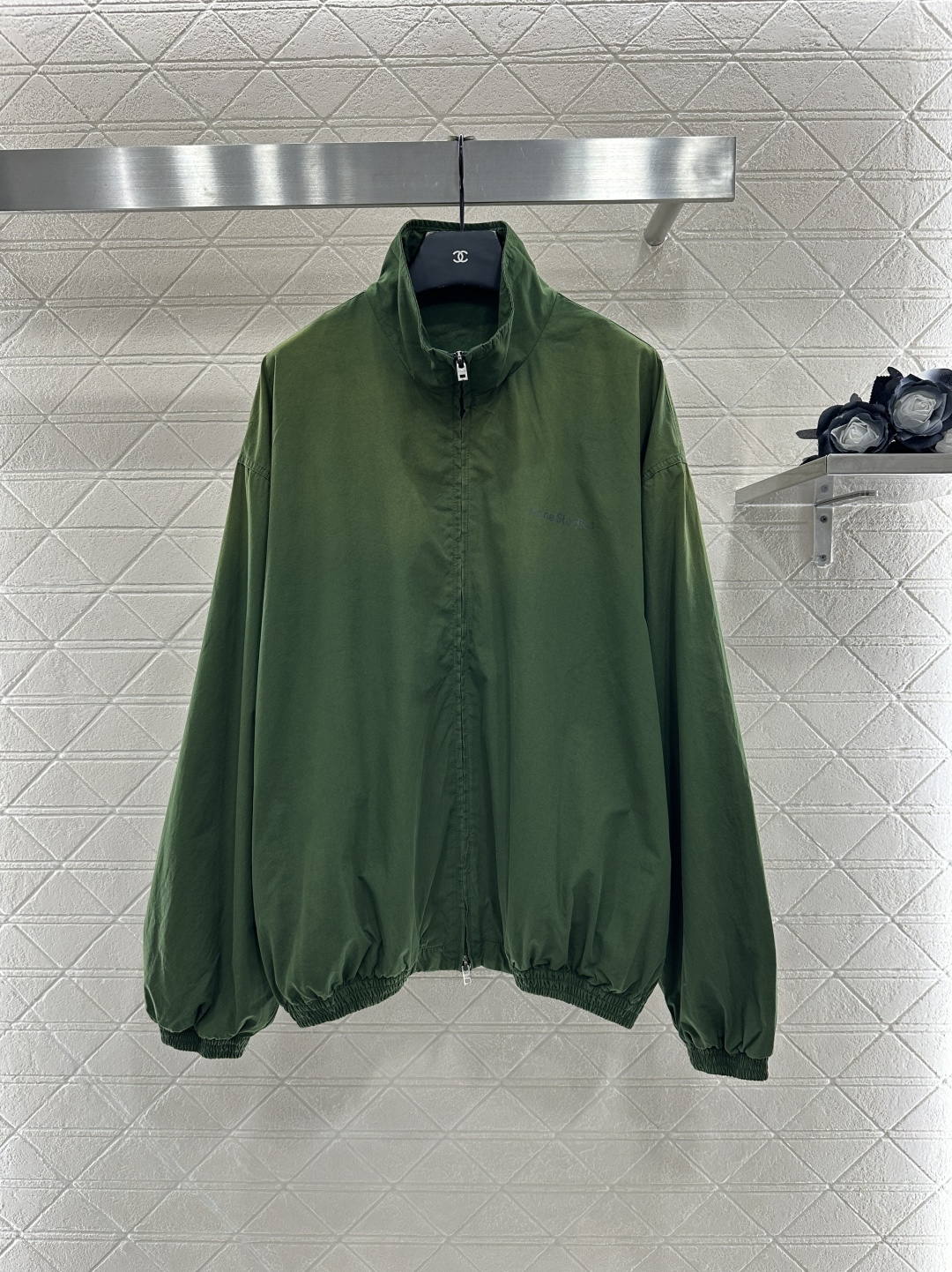 ♥Acne studio*♥2025新品上架 字母冲锋外套定制YB进口冲锋材质 质感高级 挺括有型 拉链