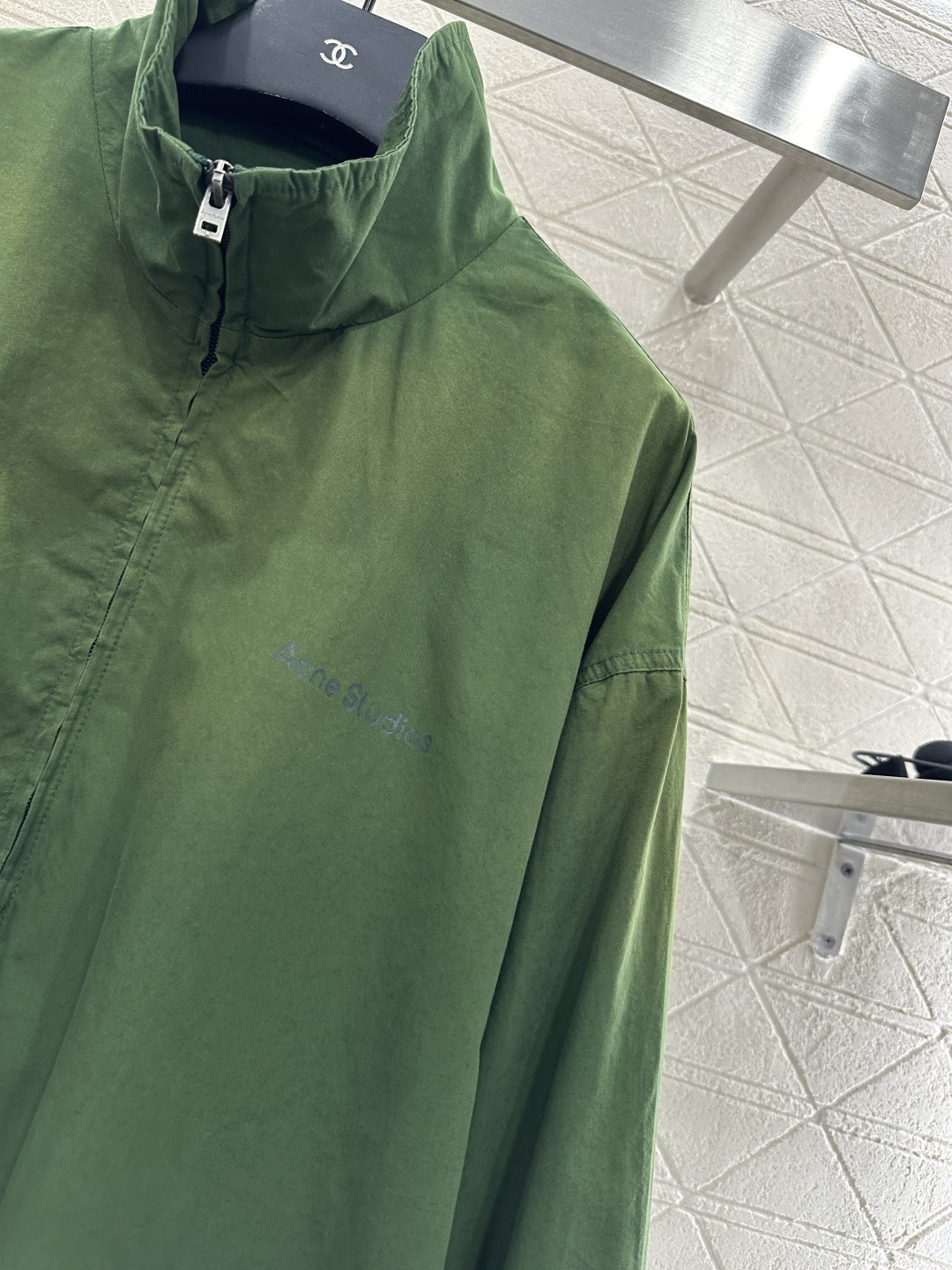 ♥Acne studio*♥2025新品上架 字母冲锋外套定制YB进口冲锋材质 质感高级 挺括有型 拉链