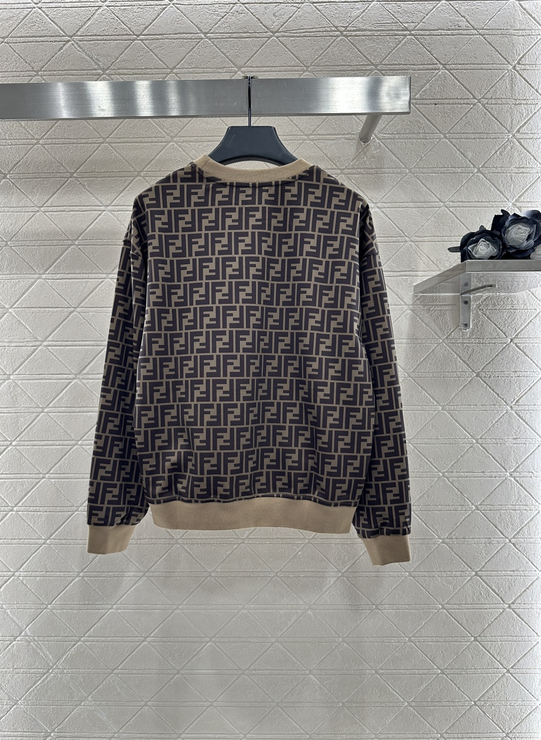 ♥Fend*♥2025新品上架 印花套头卫衣长裤套装定制YB进口斜纹稠材质 质感光滑 舒适好穿 套头卫衣