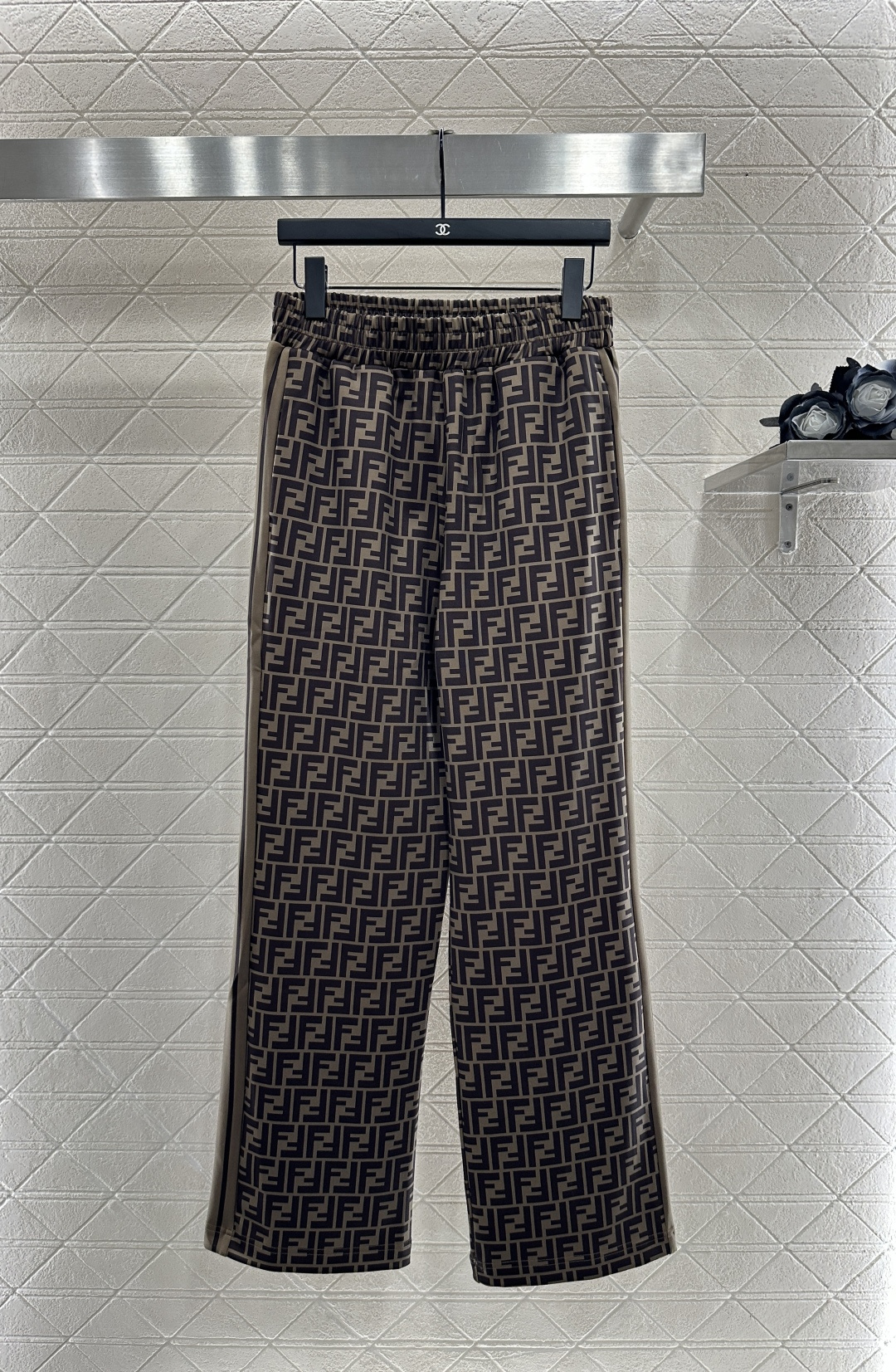 ♥Fend*♥2025新品上架 印花套头卫衣长裤套装定制YB进口斜纹稠材质 质感光滑 舒适好穿 套头卫衣