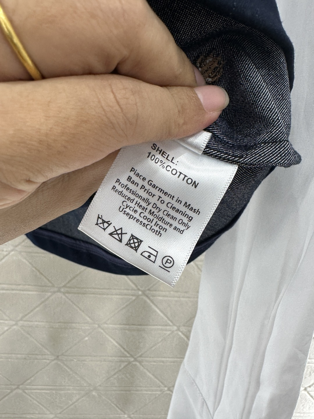 ♥Dio*♥2025新品上架 拼接牛仔衬衣长裤套装定制YB斜纹棉牛仔材质 多重水洗 呈现出挺括质感 翻领