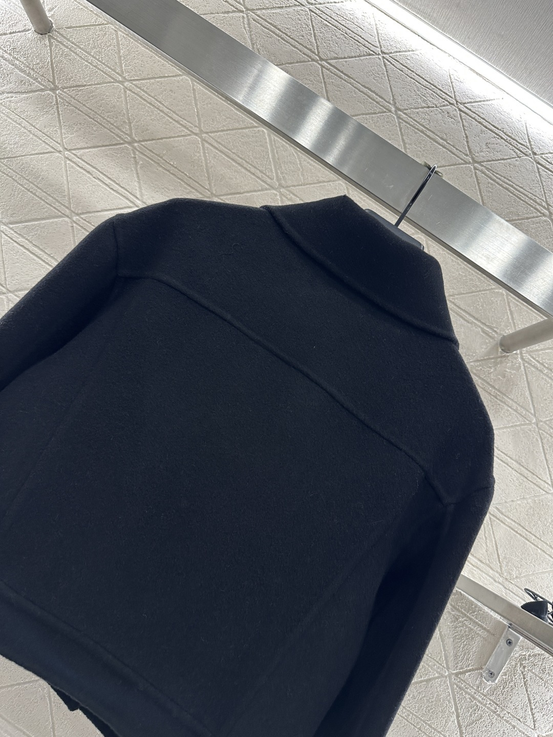 ♥Herme*♥2025新品上架 手工双面尼外套定制YB百分百羊绒材质 手工双面尼处理 肌理明显 质感突