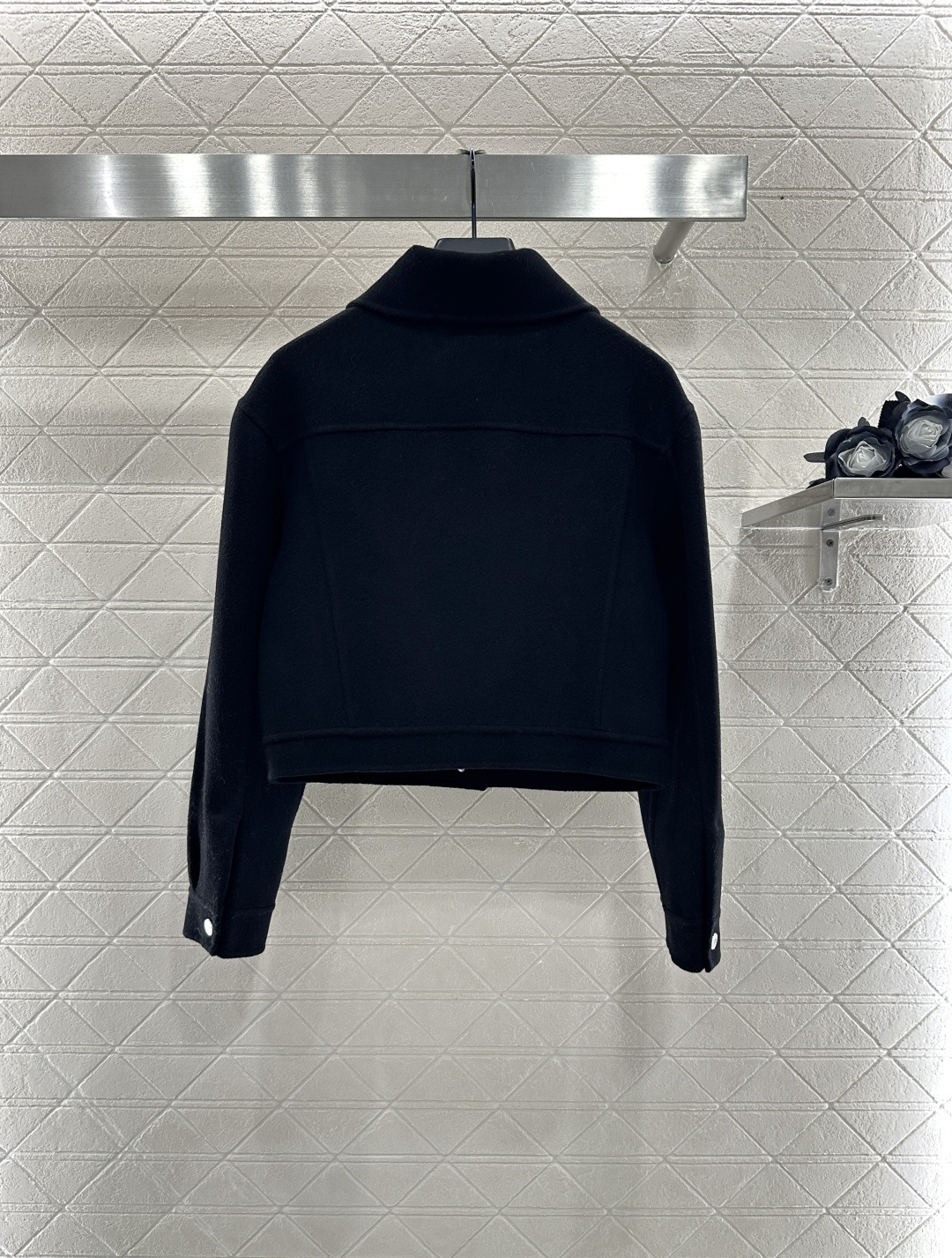 ♥Herme*♥2025新品上架 手工双面尼外套定制YB百分百羊绒材质 手工双面尼处理 肌理明显 质感突