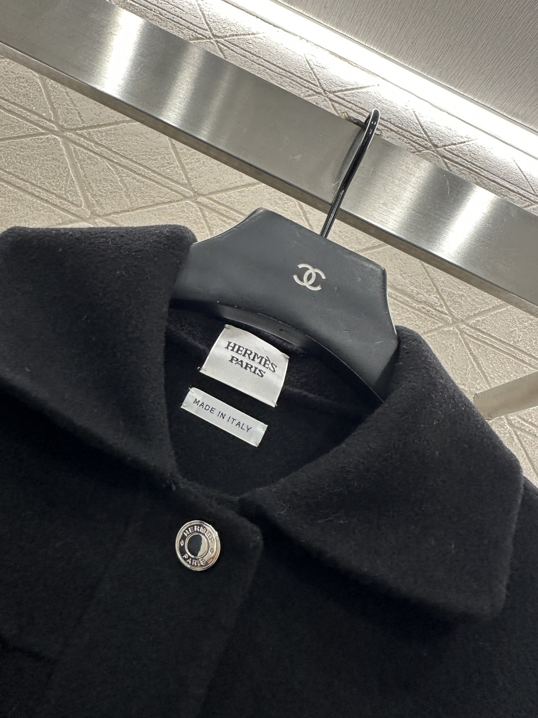 ♥Herme*♥2025新品上架 手工双面尼外套定制YB百分百羊绒材质 手工双面尼处理 肌理明显 质感突