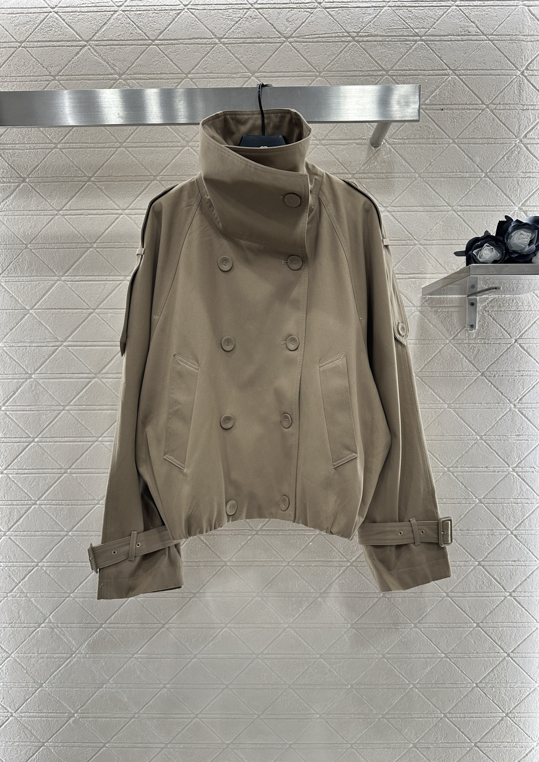 ♥Acne studio*♥2025新品上架 两面穿廓形风衣外套定制YB斜纹全棉风衣材质 挺括有型 质感