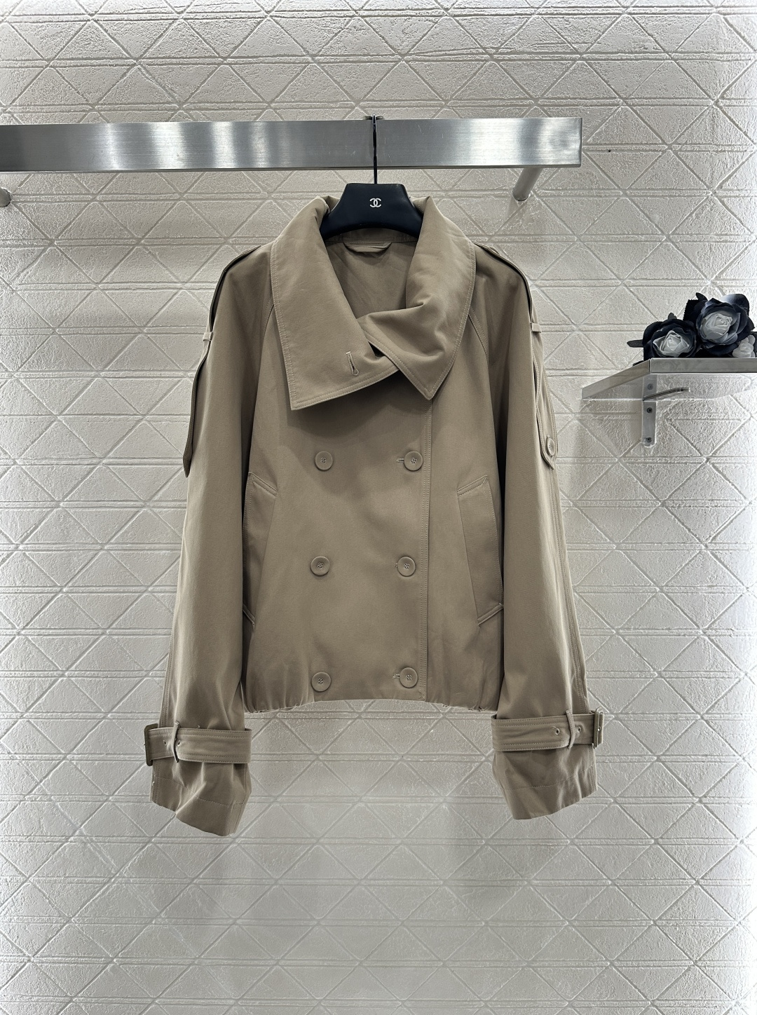 ♥Acne studio*♥2025新品上架 两面穿廓形风衣外套定制YB斜纹全棉风衣材质 挺括有型 质感