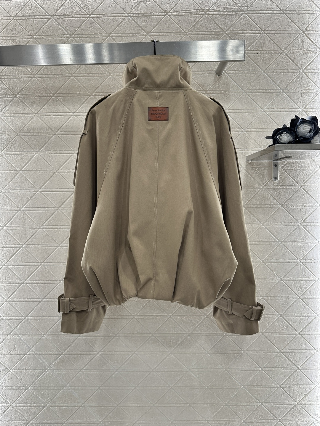 ♥Acne studio*♥2025新品上架 两面穿廓形风衣外套定制YB斜纹全棉风衣材质 挺括有型 质感