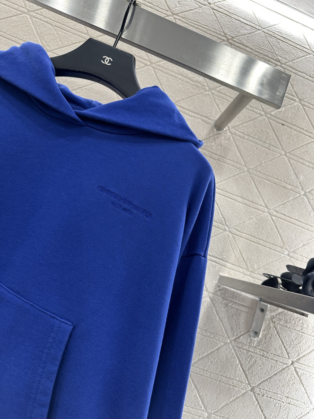 ♥Alexander wan*♥2025新品上架 连帽字母卫衣短裤套装定制YB原生全棉材质 柔软亲肤 久