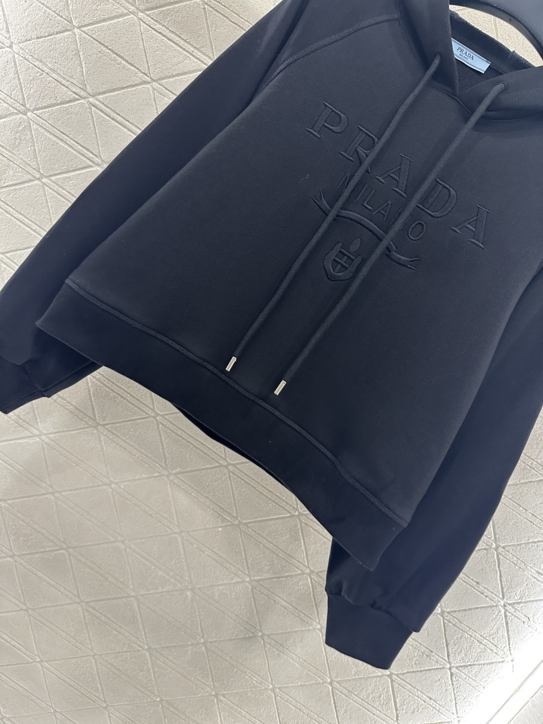 ♥Prad*♥2025新品上架 连帽字母卫衣长裤套装定制YB原生全棉材质 柔软亲肤 久洗不易变形气球 质