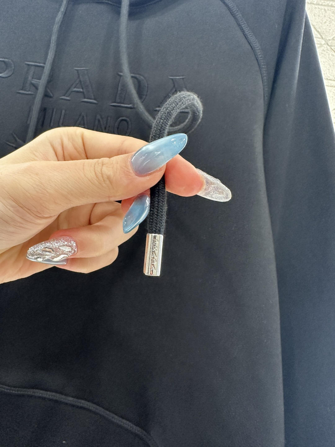 ♥Prad*♥2025新品上架 连帽字母卫衣长裤套装定制YB原生全棉材质 柔软亲肤 久洗不易变形气球 质